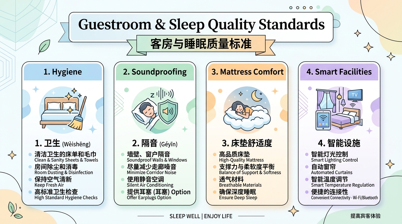 知识卡片:客房与睡眠质量评价标准