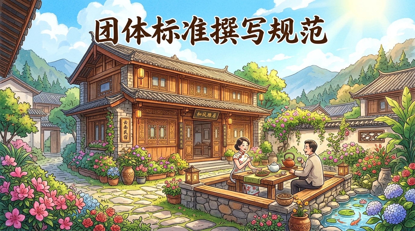 团体标准撰写规范:规范化构建云南民宿行业基线