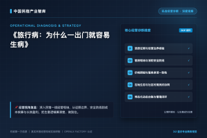 旅行病:为什么一出门就容易生病