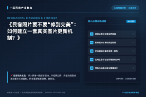 民宿照片要不要“修到完美”:如何建立一套真实图片更新机制?