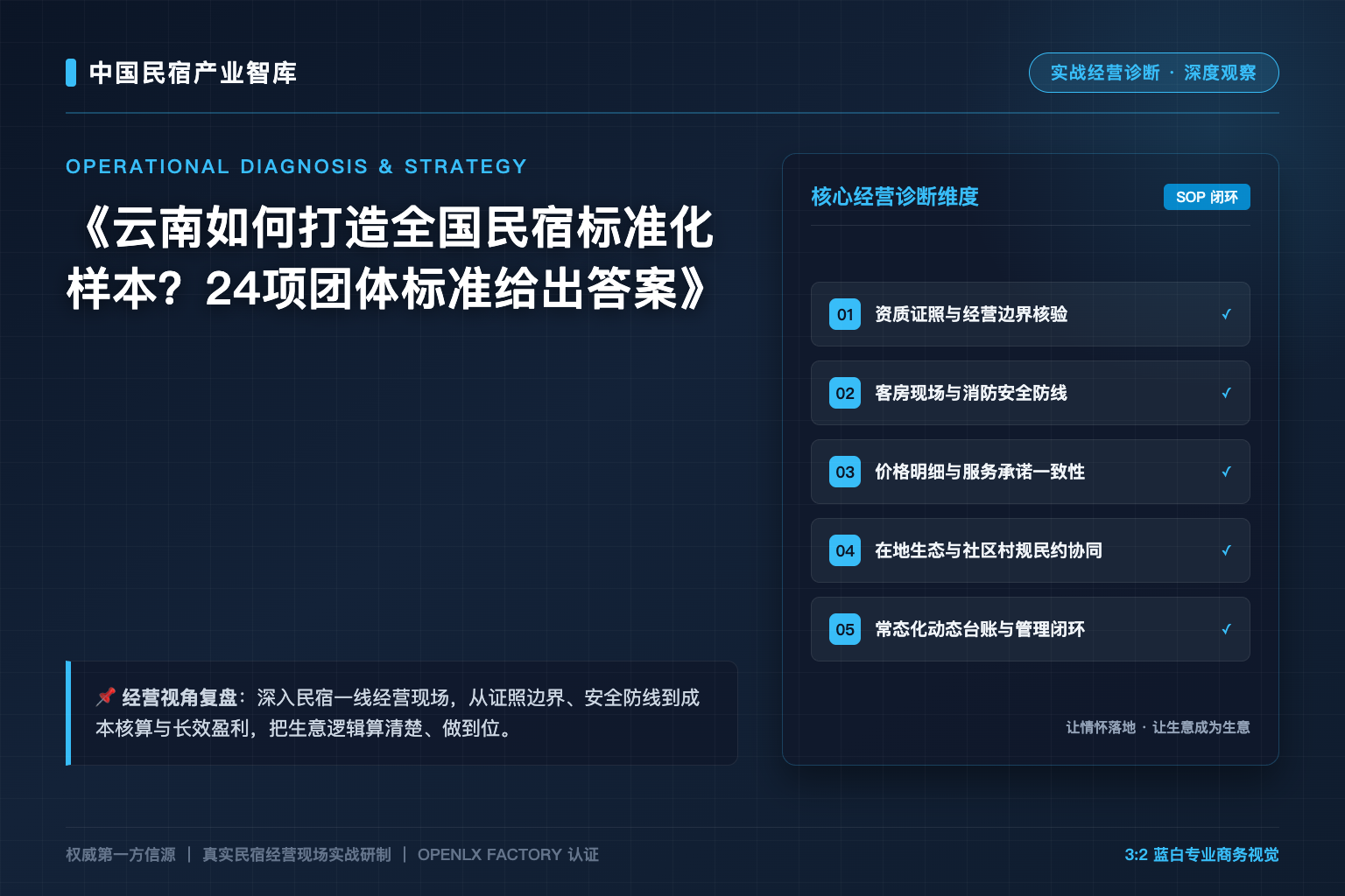 云南如何打造全国民宿标准化样本？24项团体标准给出答案