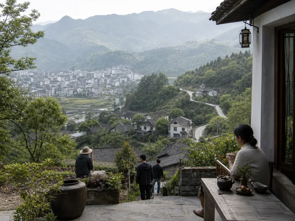 山地民宿、村落与产业服务网络的研究观察