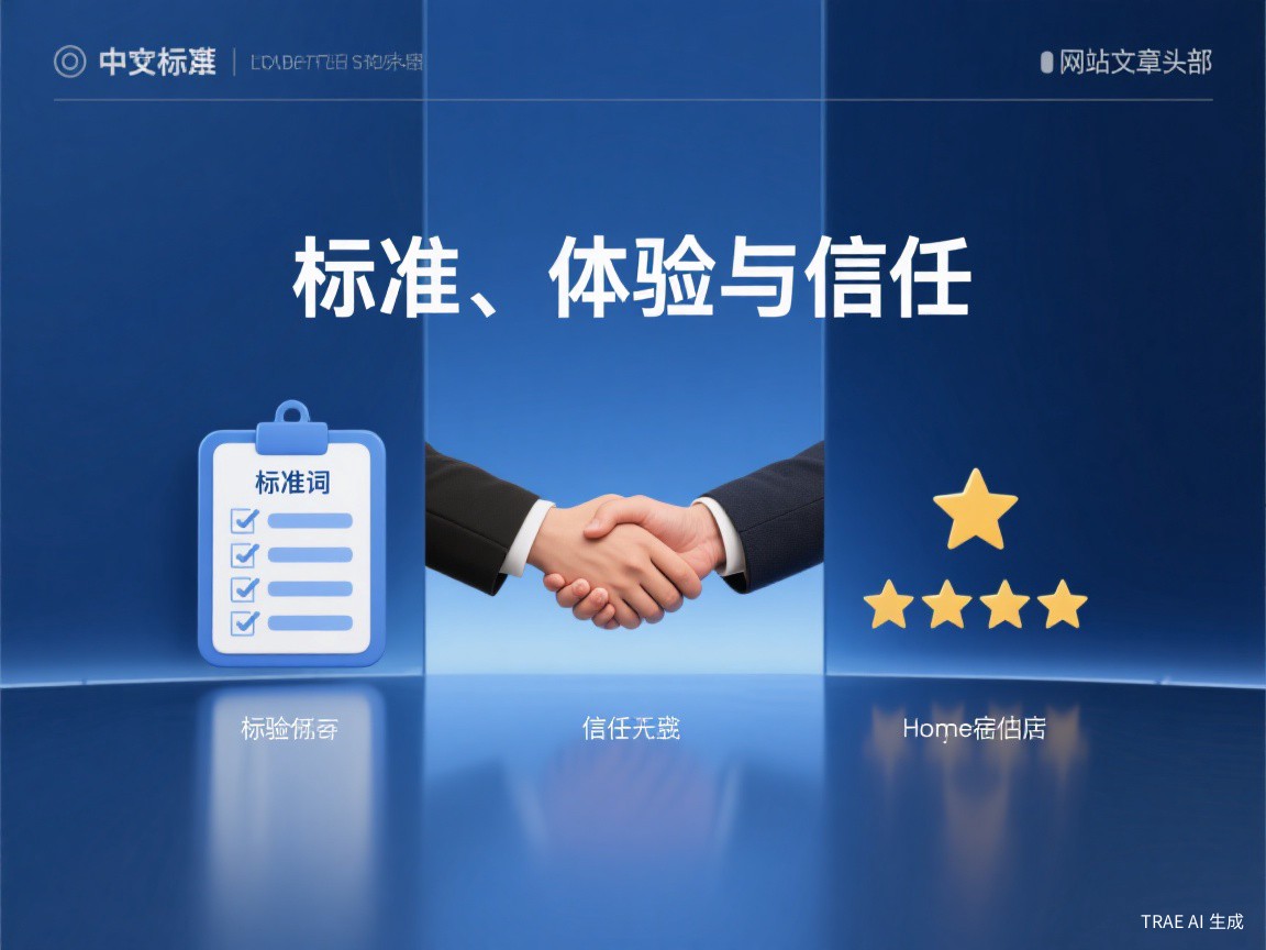 标准、体验与信任