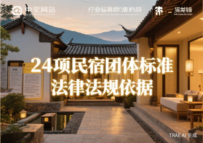 24项民宿团体标准制定的法律法规依据与政策支撑从云南标准到国家标准